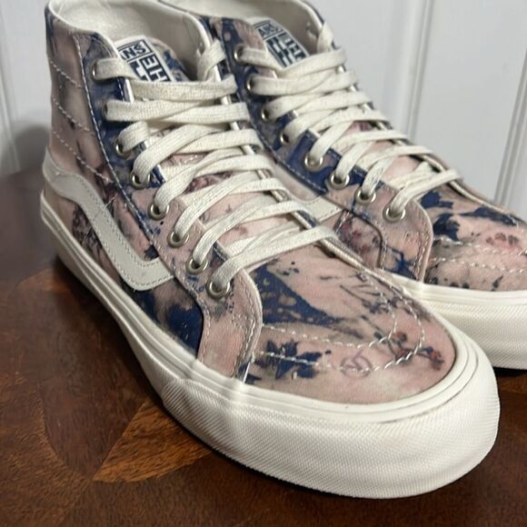 🔥🔥 VANS Floral Dye Sk8-Hi 38 Decon Multi/Marshmallow Women’s Sz 8.5 - PERFECT - Picture 9 of 13